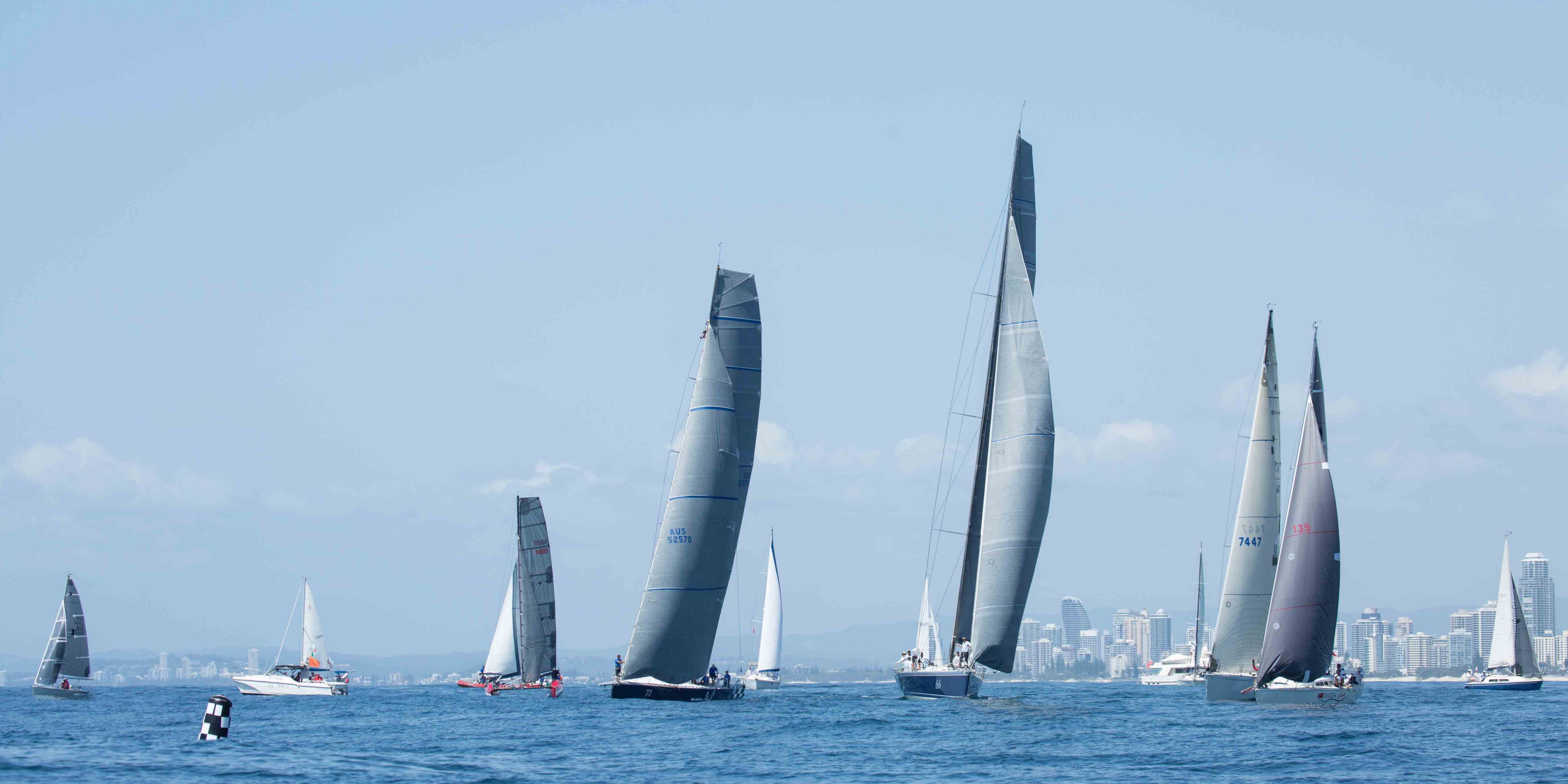 IRC Fleet on the final day at XXXX Sail Paradise 2015