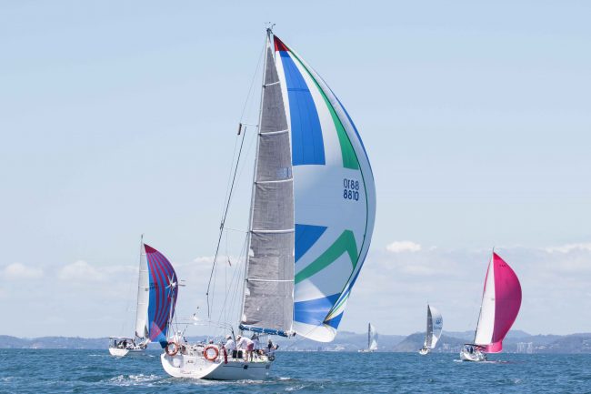 David Hows OCEAN GEM sailing in the 2016 Bartercard Sail Paradise Regatta
